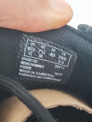 Clarks ATL Trek Wally Negro Nubuck Talla 40