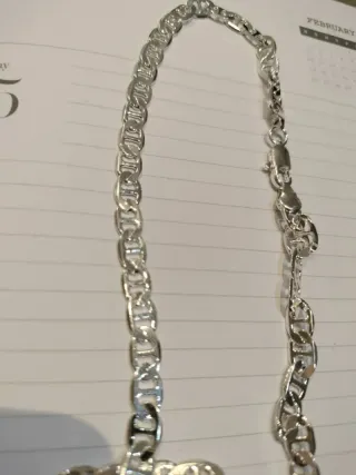 Cadena de plata 55cm