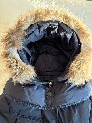 Piumino Moncler bambina blu anni 8