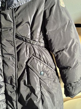 Piumino Moncler bambina blu anni 8