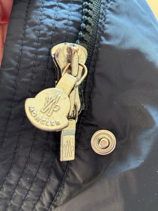 Piumino Moncler bambina blu anni 8