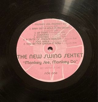 The New Swing Sextet LP Monkey See Monkey Do