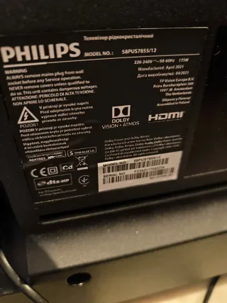 TV Philips 58 4K Smart TV