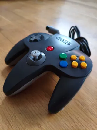 Controller Nintendo 64 N64 Nero/Grigio (Giappone)