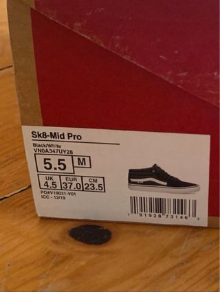 Zapatillas Vans Sk8-Hi Pro Talla 37