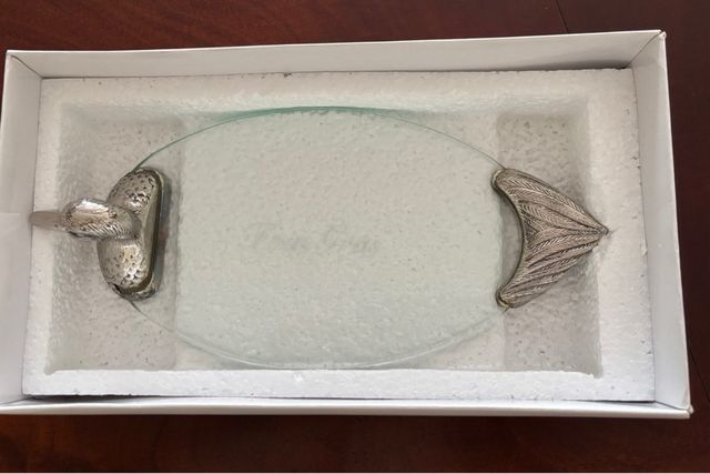 Bandeja Foie Gras Cristal y Metal