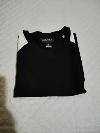 Camiseta tirantes hombre negra y blanca. Nueva.