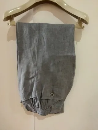 Traje de lino Busstop gris