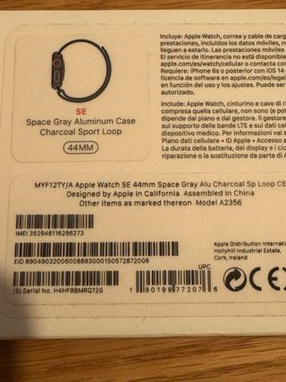 Apple Watch SE 44mm 1ª Gen cellular