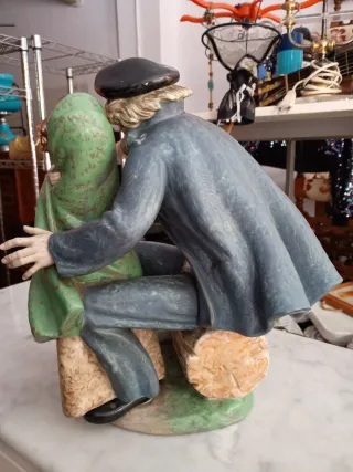 Figura Lladro Pescador con Niña