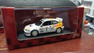 2 Coches Rallye Toyota Corolla 1/43 High Speed
