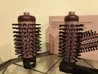 Cepillo Giratorio Caliente Ambiano Dorado/Rosa