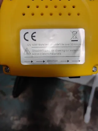 Bomba de succión de aceite 12V