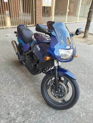 Kawasaki 500S Ninja Azul/Morado