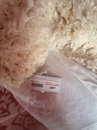 Manta Zara Home Beige/Rosa