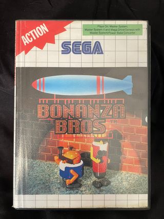 SEGA Bonanza Bros. Juego Master System
