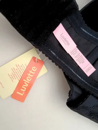 Sujetador Luvlette Negro con Encaje