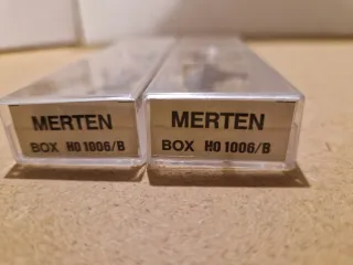 Arredi Plastico Ferroviario H0 2 Confezioni Merten