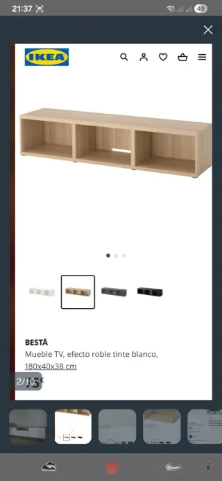 Mueble TV Bestas Ikea