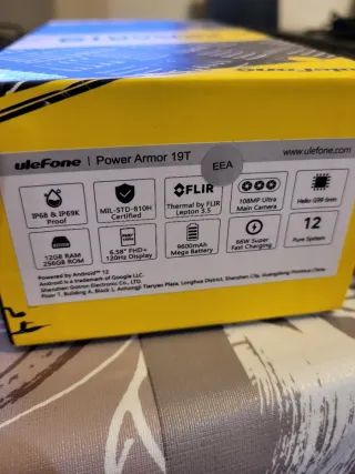 Ulefone Power Armor 19T 256GB Negro