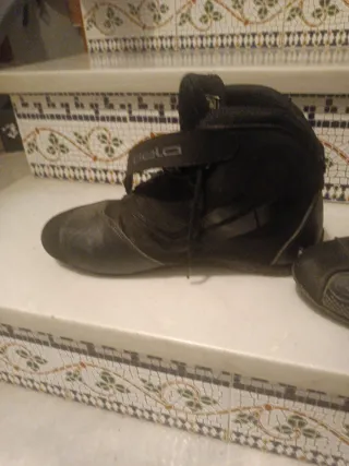 Botas Moto Bela Negras y Azules Talla 45 P