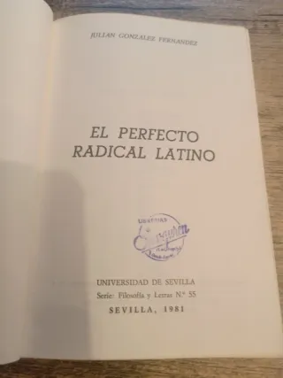 EL PERFECTO RADICAL LATINO