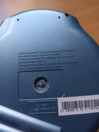 Reproductor CD MP3 Grundig Azul Portátil