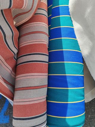 Cortina Toldo Impermeable Rayas