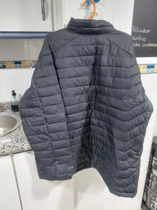 Chaqueta Columbia acolchada hombre gris