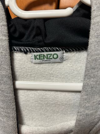 Sudadera Kenzo Gris con Capucha