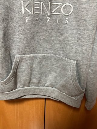 Sudadera Kenzo Gris con Capucha
