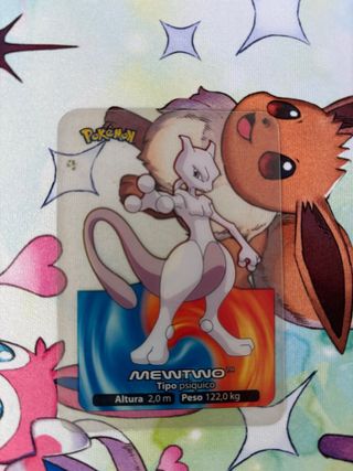 Carta Pokémon Mewtwo Primera Generación lamin card