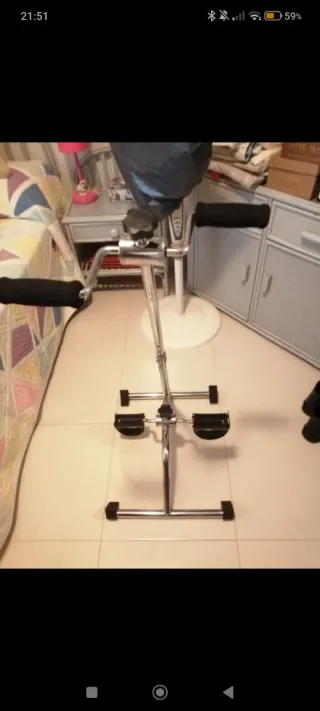 Bicicleta Estática Piernas y Brazos