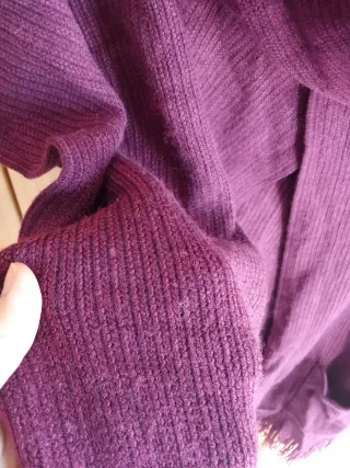 Poncho Burdeos nuevo