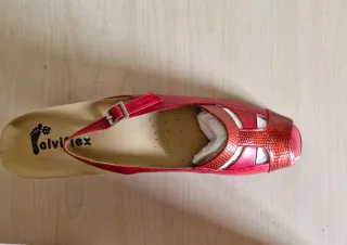 Zapatos Alviflex Mujer Talla 40 Rojo comodos