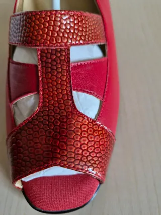 Zapatos Alviflex Mujer Talla 40 Rojo comodos