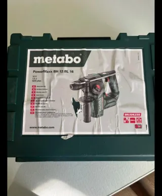 Taladro Metabo BH 12 BL 16 a batería
