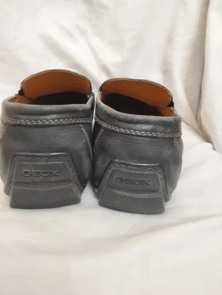 Mocasines Geox Respira de Piel Negro Talla 44