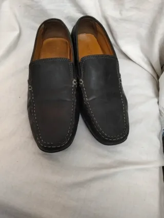 Mocasines Geox Respira de Piel Negro Talla 44