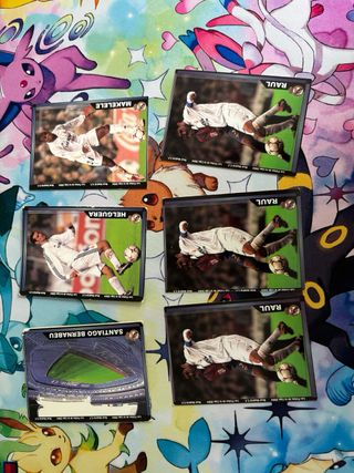 Cartas Retro Real Madrid Vintage futbol la liga