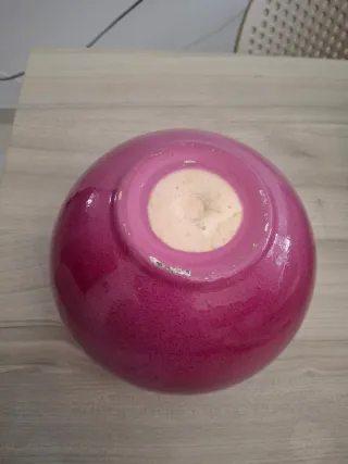 Vaso ceramica rosa per piante