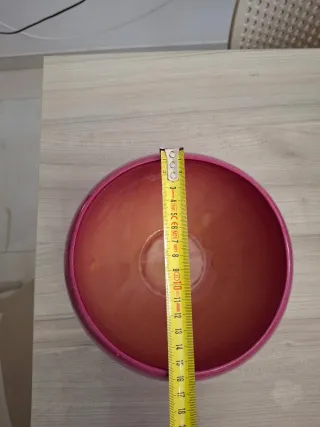 Vaso ceramica rosa per piante