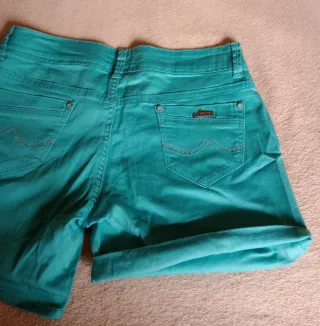 Shorts mujer verde turquesa Talla S