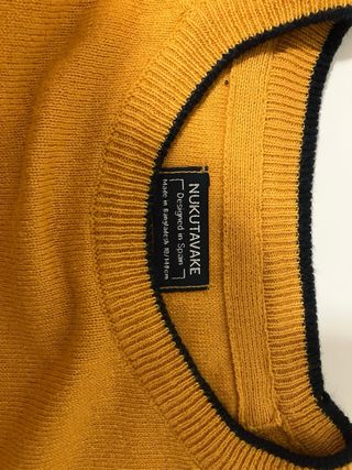 Jersey niño talla 10 amarillo