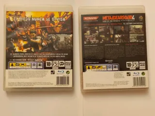 Resident Evil 5 y Metal Gear Solid 4 PS3