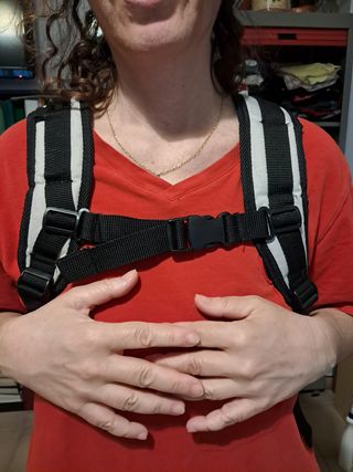 Zaino con 2 tasche, 2 scomparti