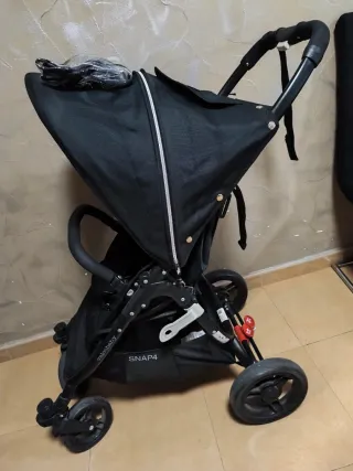 Silla de paseo Valco Baby Snap 4 Negra