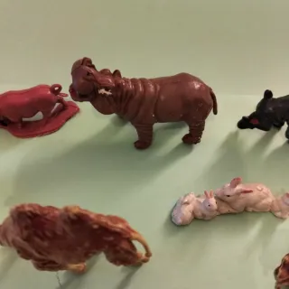 Set animali miniatura plastica