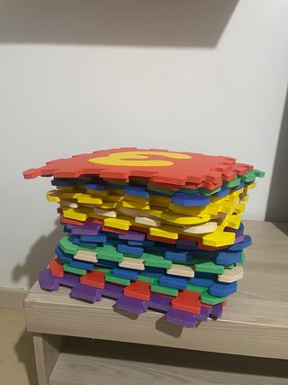 Tappeto puzzle educativo numeri e lettere per bambini