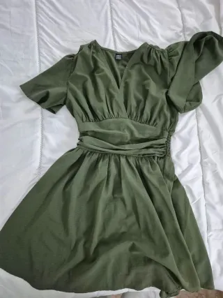 Vestido verde caqui Shein